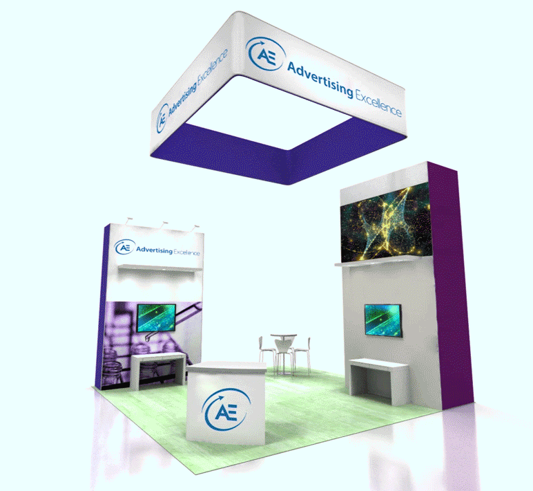 video wall trade show booth rentals