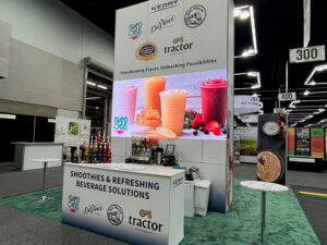 led video wall trade show booths