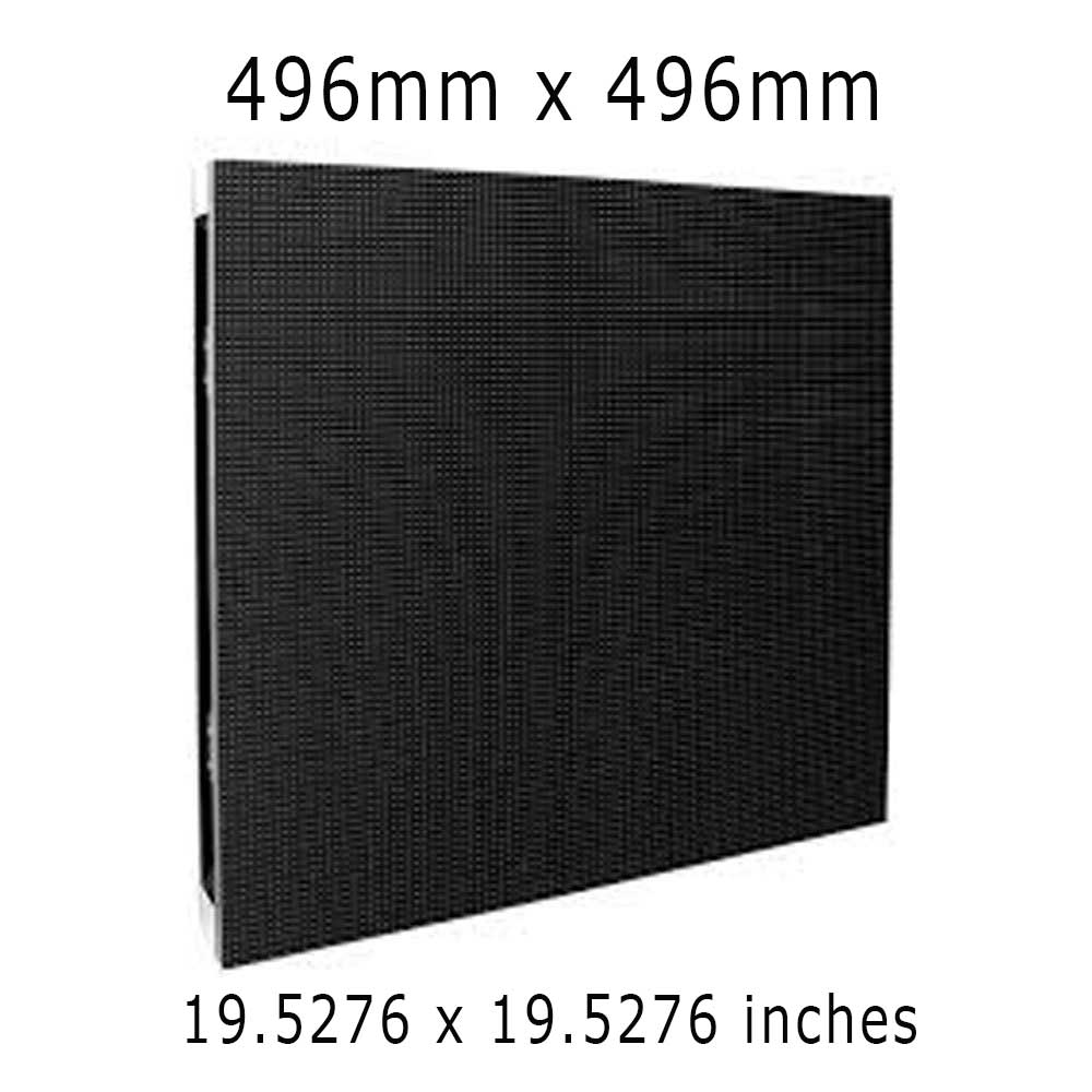 video wall sizes