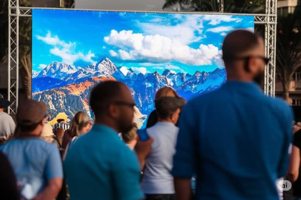rent outdoor video wall