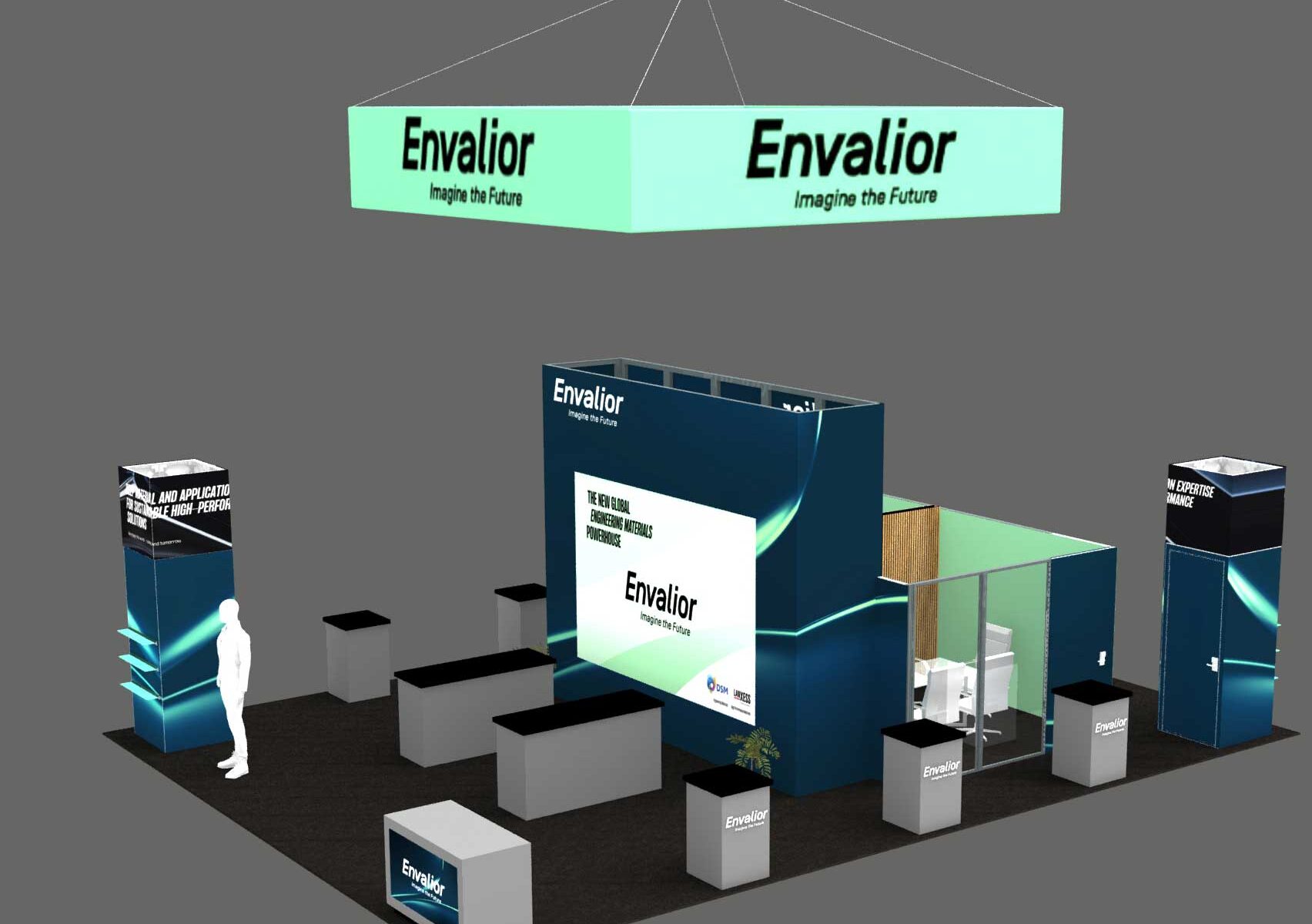 sustainable LED trade show booths