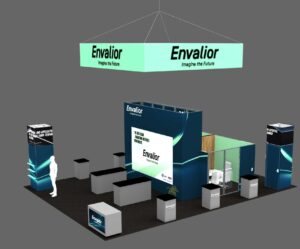 sustainable LED trade show booths