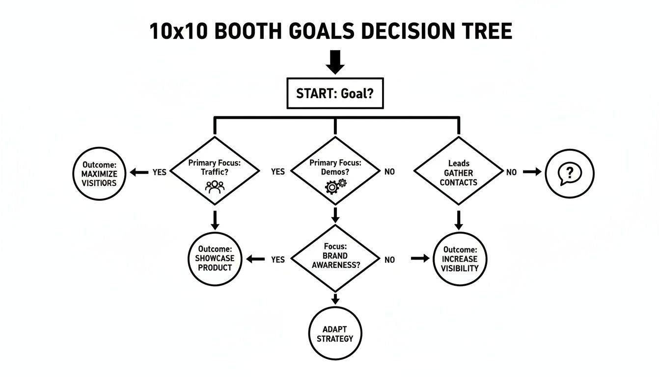 10x10 Booth Layout Ideas