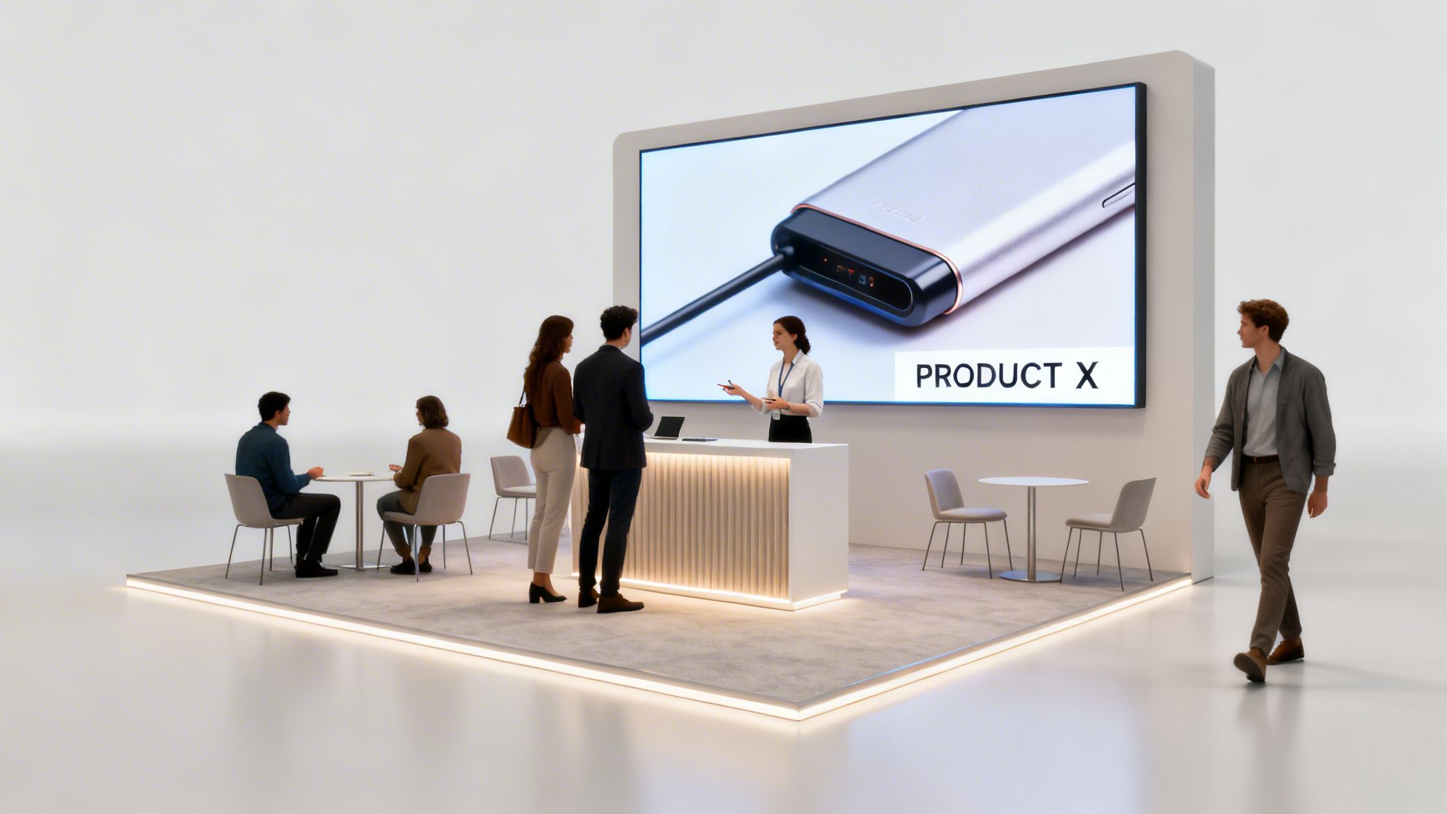 10x10 Booth Layout Ideas