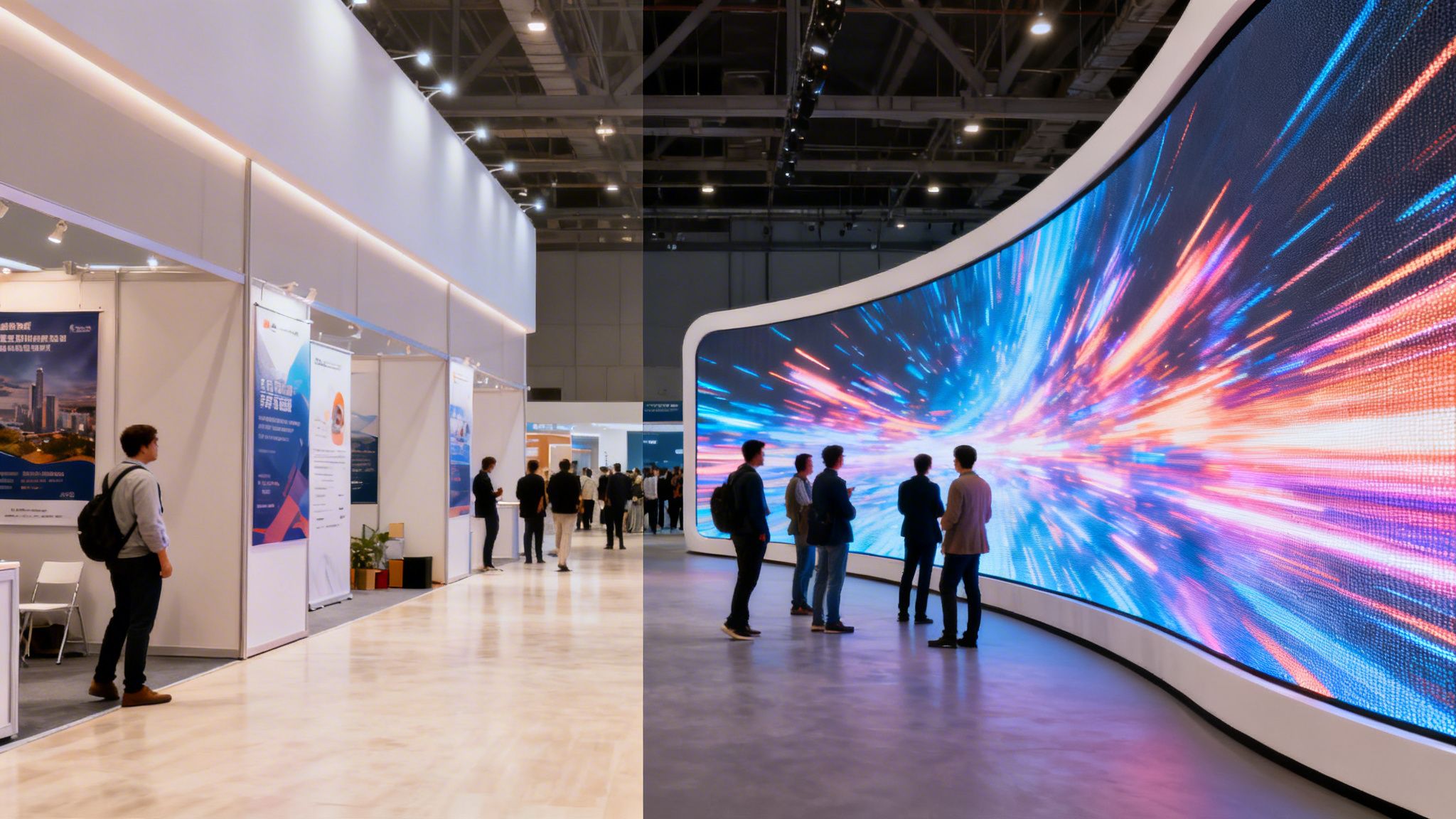 digital signage for trade shows