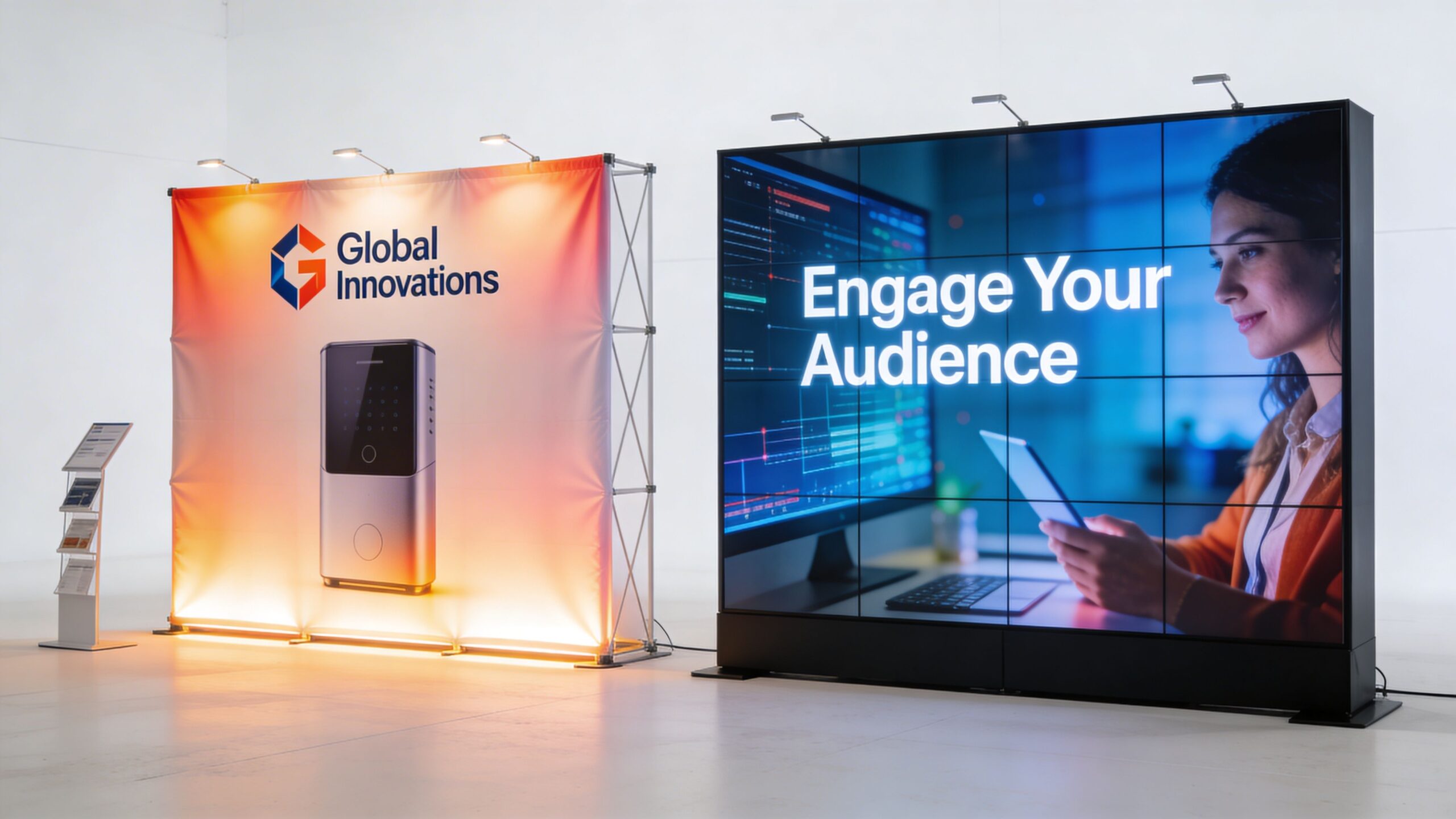 backlit trade show displays