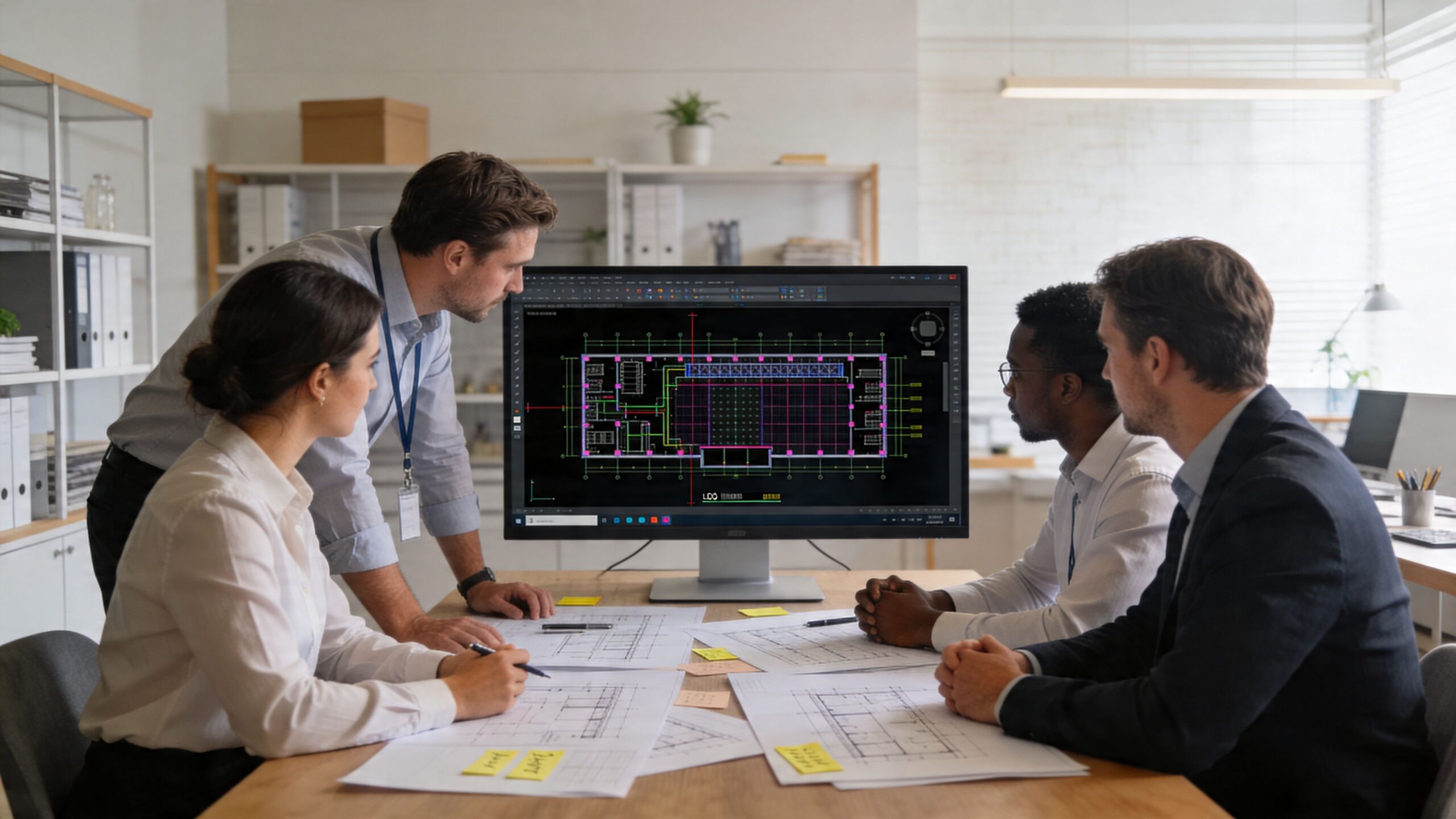 led video wall installation