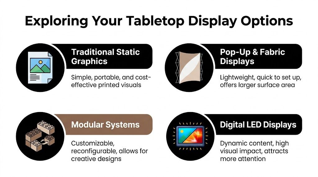 tabletop display for trade shows