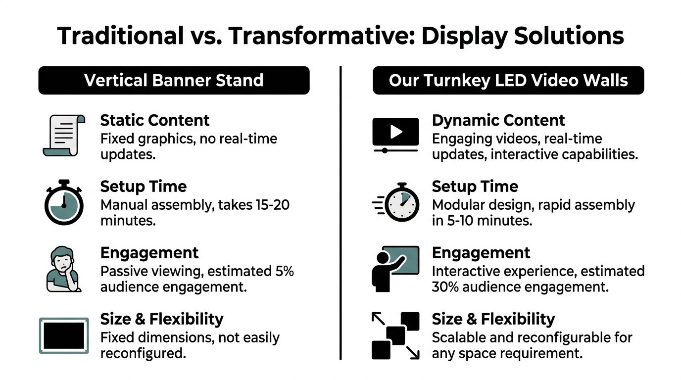 vertical banner stands