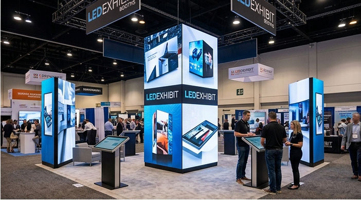 20x20 big screen booth rental