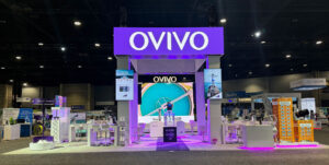 big led video wall tradeshow booth