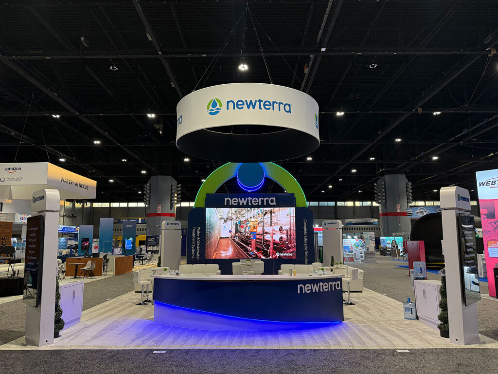 big video wall booth rentals
