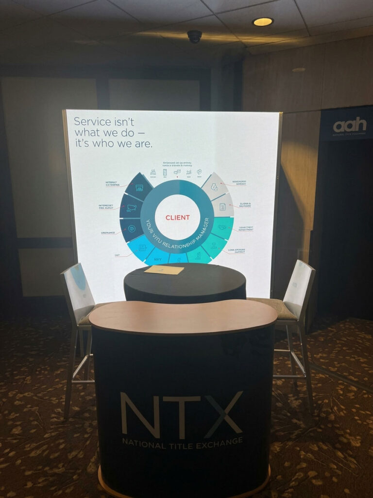 small video wall rental booth