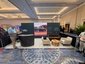 convertible 10x20 video wall booth